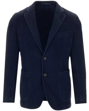 Al Duca d'Aosta Single-Breasted Jacket - Blue