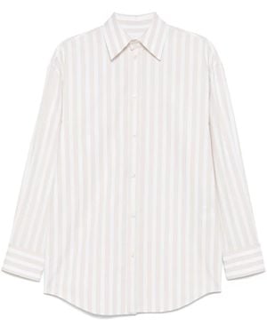 Saint Laurent Striped Shirt - White