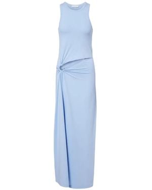 Rabanne Robe Longue À Découpes - Blue
