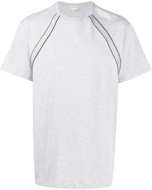 McQueen ロゴテープ Tシャツ - ホワイト