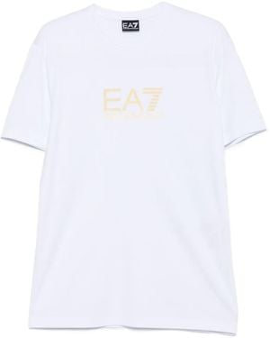 EA7 T-Shirt Con Logo - Bianco