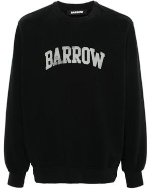 Barrow ダメージ スウェットシャツ - ブラック