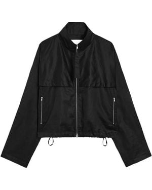 Jil Sander モスリン ジャケット - ブラック