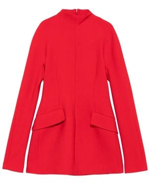 Sportmax Tefrite High-Neck Dress - Red