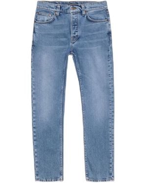 Nudie Jeans Whiskering-Effect Jeans - Blue