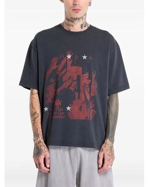 MISBHV Graphic-Print T-Shirt - Blue