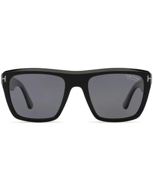 Tom Ford Alberto Square-Frame Sunglasses - Black