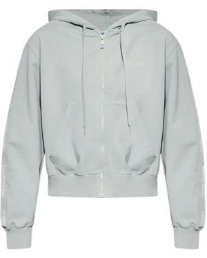 Moschino Zip-Up Hoodie - Blue