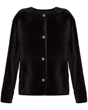 Arma Gloria Reversible Leather Jacket - Black