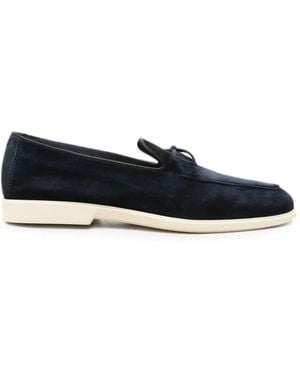 Santoni Segelschuhe Aus Wildleder - Blau
