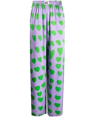 Natasha Zinko Flared Broek - Groen