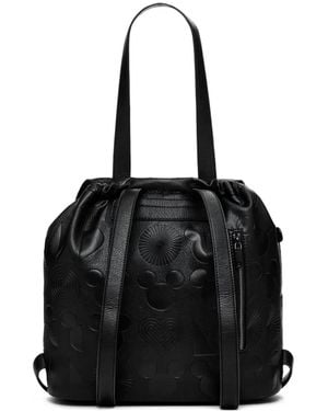 Desigual Embossed-Detailing Backpack - Black