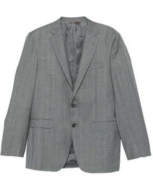 Canali Pinstripe Single-Breasted Suit - Gray