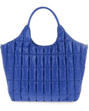 Love Moschino Logo-Patch Tote Bag - Blue