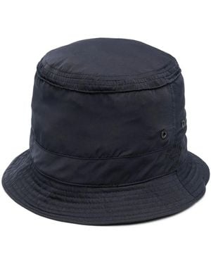 Paul & Shark Logo-Embroidered Bucket Hat - Blue