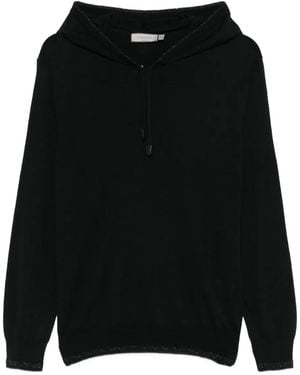Canali Sequin-Embellished Hoodie - Black