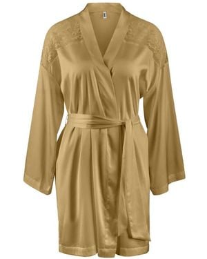 Aubade Midnight Whisper Dressing Gown - Natural