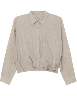 JNBY Graphic-Print Shirt - Natural