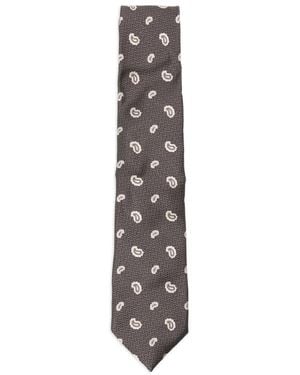 ZEGNA Silk Tie - White