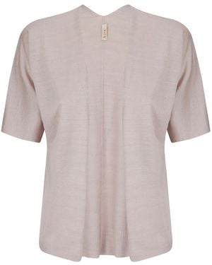 Stefano Mortari T-Shirt Mit Henley-Kragen - Pink