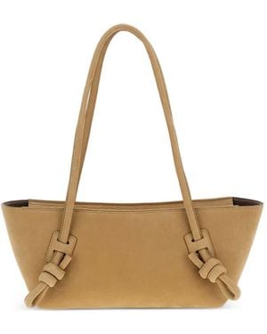 Hereu Bolso De Hombro Fleca Con Nudo - Blanco