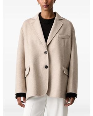 ViCOLO Cappotto Con Revers Classici - Neutro