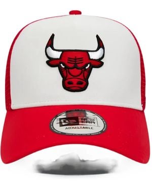 KTZ Chicago Bulls Team Trucker Cap - Red