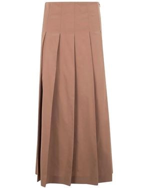Rohe Pleated Skirt - Brown