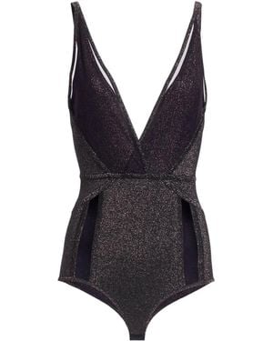 Elie Saab Metallic Knitted Body - Black