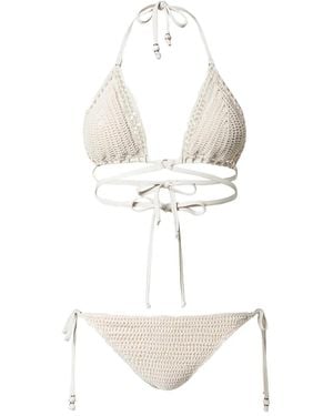 Twinset Gehäkelter Bikini - Weiß