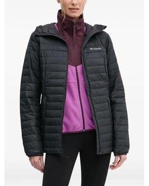Columbia Quilted Hooded Jacket - Black