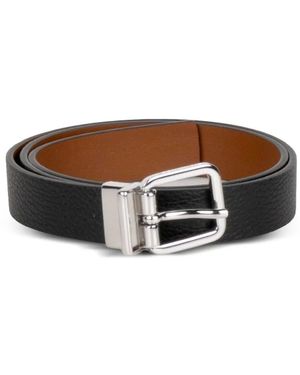 Gianni Chiarini Ceinture En Cuir Grainé À Boucle - Brown
