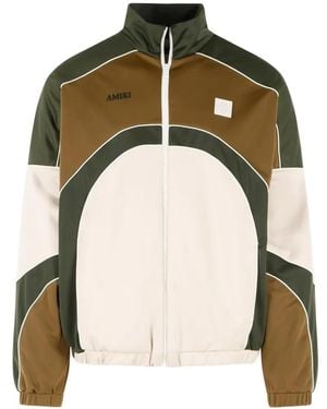 Amiri Oversized Panel Track Jacket - Natural
