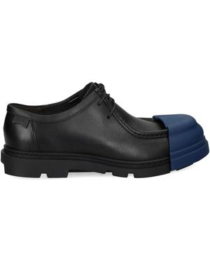 Camper Junction レザーキャップシューズ - ブラック