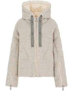 Khrisjoy Iconic Milano Jack Met Capuchon En Rits - Wit
