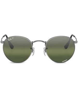 Ray-Ban Runde Chromance Sonnenbrille - Grün