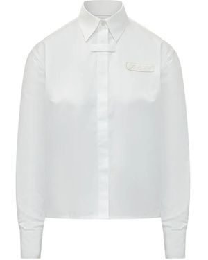 Off-White c/o Virgil Abloh Popeline Long-Sleeved Shirt - White