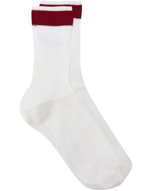 Valentino Garavani Gestrickte Socken - Weiß