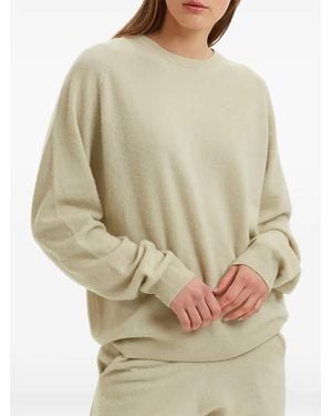 Frenckenberger Boyfriend Crew-Neck Sweater - Natural