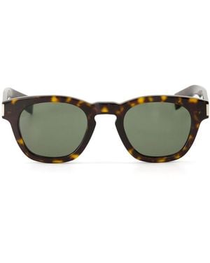 Saint Laurent Square-Frame Sunglasses - Green