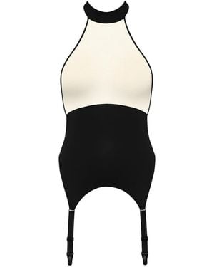 Maison Close Pure Tentation Bodysuit - Black