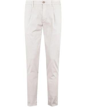 Re-hash Pantalones chinos de algodón - Blanco