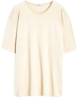 Lemaire Relaxed Tシャツ - ナチュラル