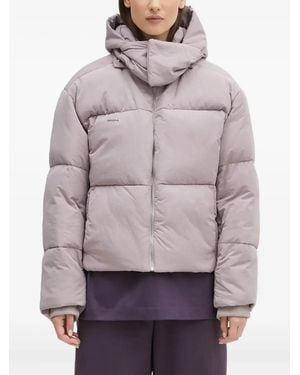 PANGAIA Hooded Puffer Jacket - Grey
