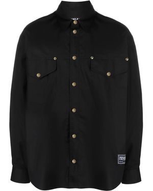 Versace Jeans Couture ロングスリーブ シャツ - ブラック