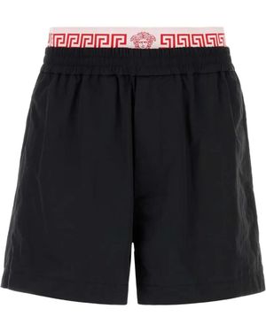 Versace Bermudas Greca Medusa - Negro
