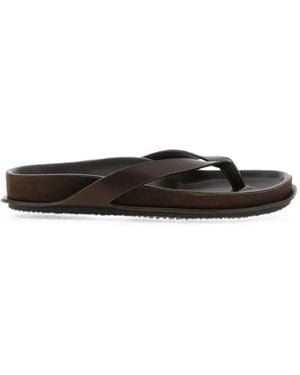 Jacquemus Sandales Les Tatanes En Cuir Brossé - White