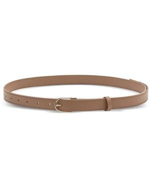 Victoria Beckham Earring Buckle Belt - White