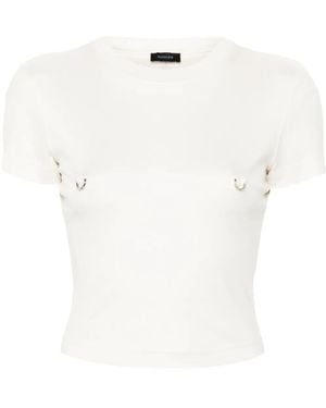 Mugler Camiseta Pierced Baby - Blanco
