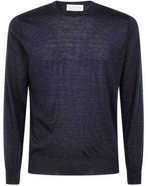 FILIPPO DE LAURENTIIS Crew-Neck Sweater - Blue